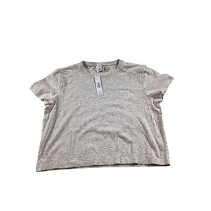 Victorias Secret PINK Size Small Gray Womens Cotton T-Shirt casual wear fit NWT